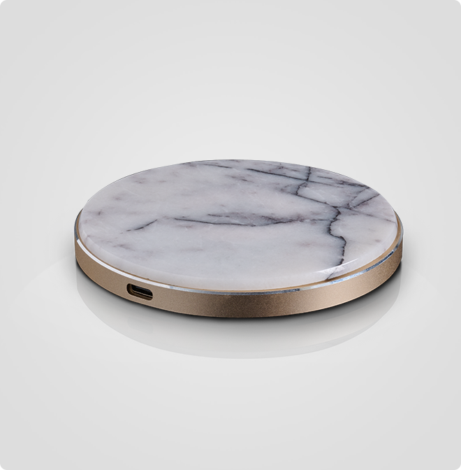 Wireless Phone Charger - Lilac White